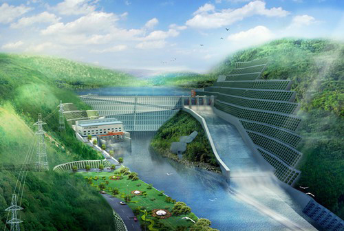 越秀老挝南塔河1号水电站项目